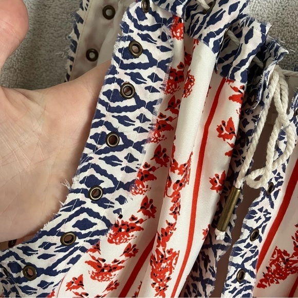 TULAROSA x REVOLVE Samuel Dress in Cobalt & Rust - Picture 6 of 10